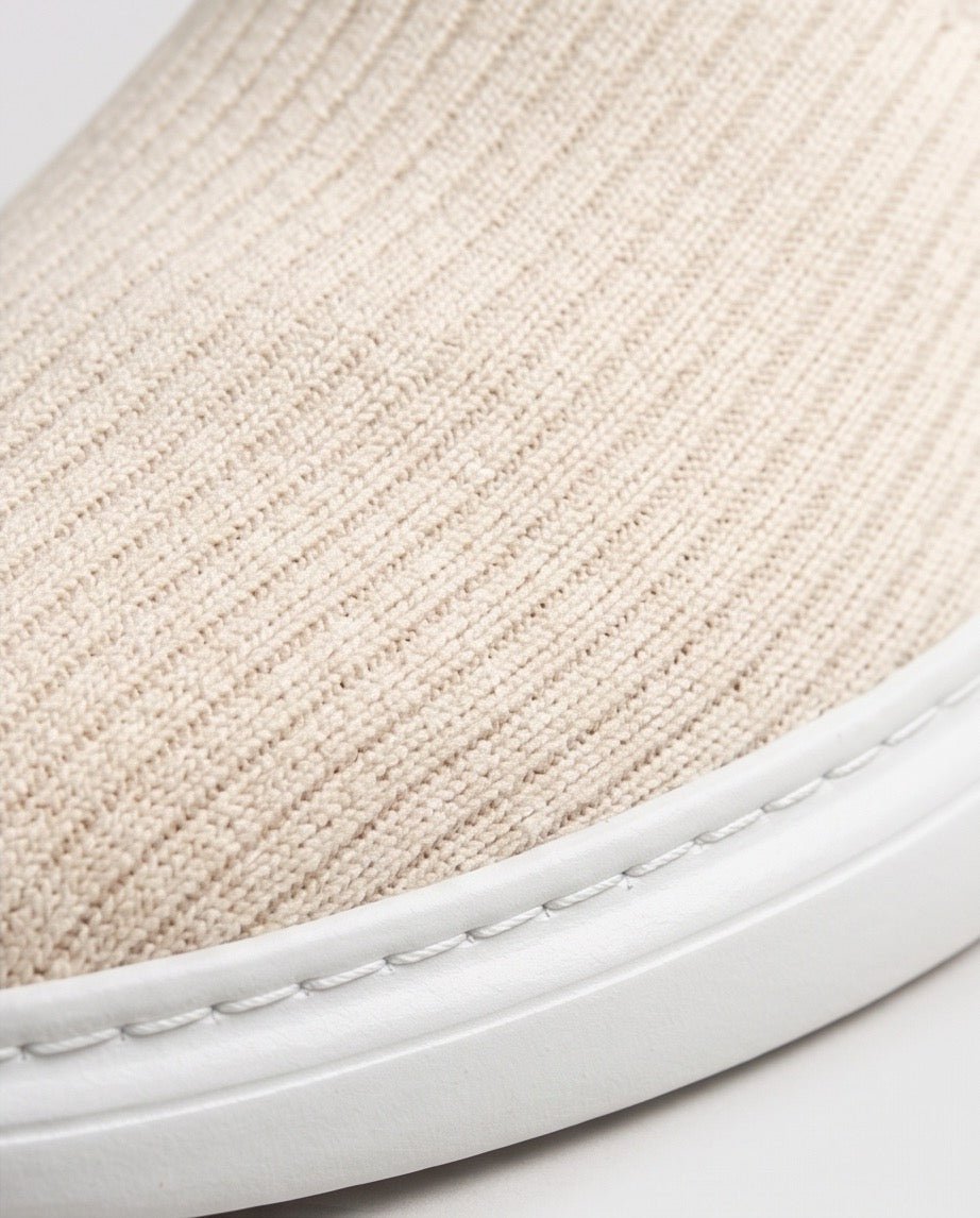 Braino Premium Knit Sneakers – cream Edition - Braino