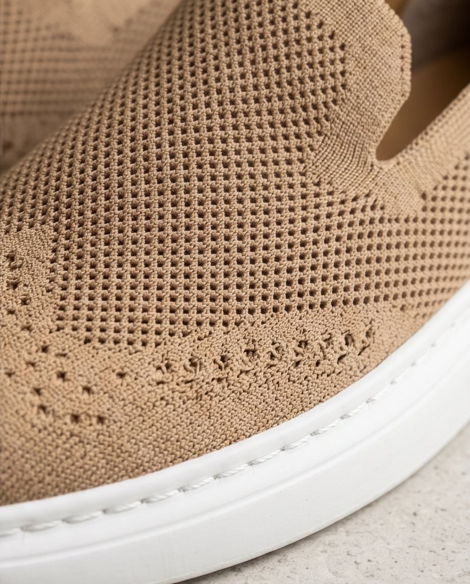Braino Premium Knit Sneakers – Beige Edition - Braino