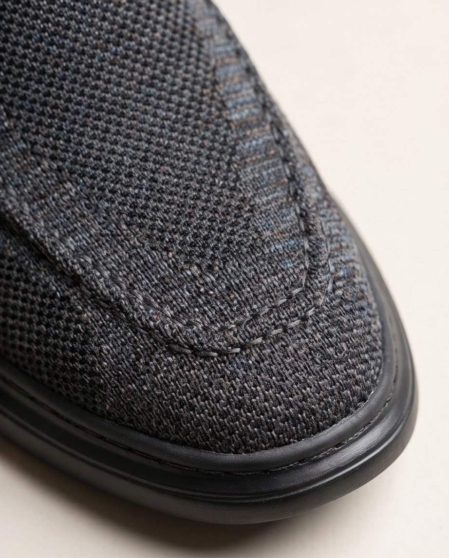 Braino Premium Knit Sneakers – Black Edition - Braino