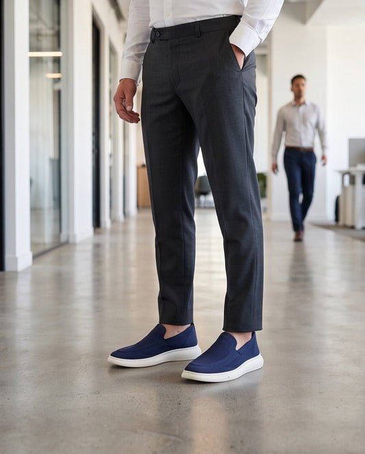 Braino Premium Knit Sneakers – navy Edition - Braino