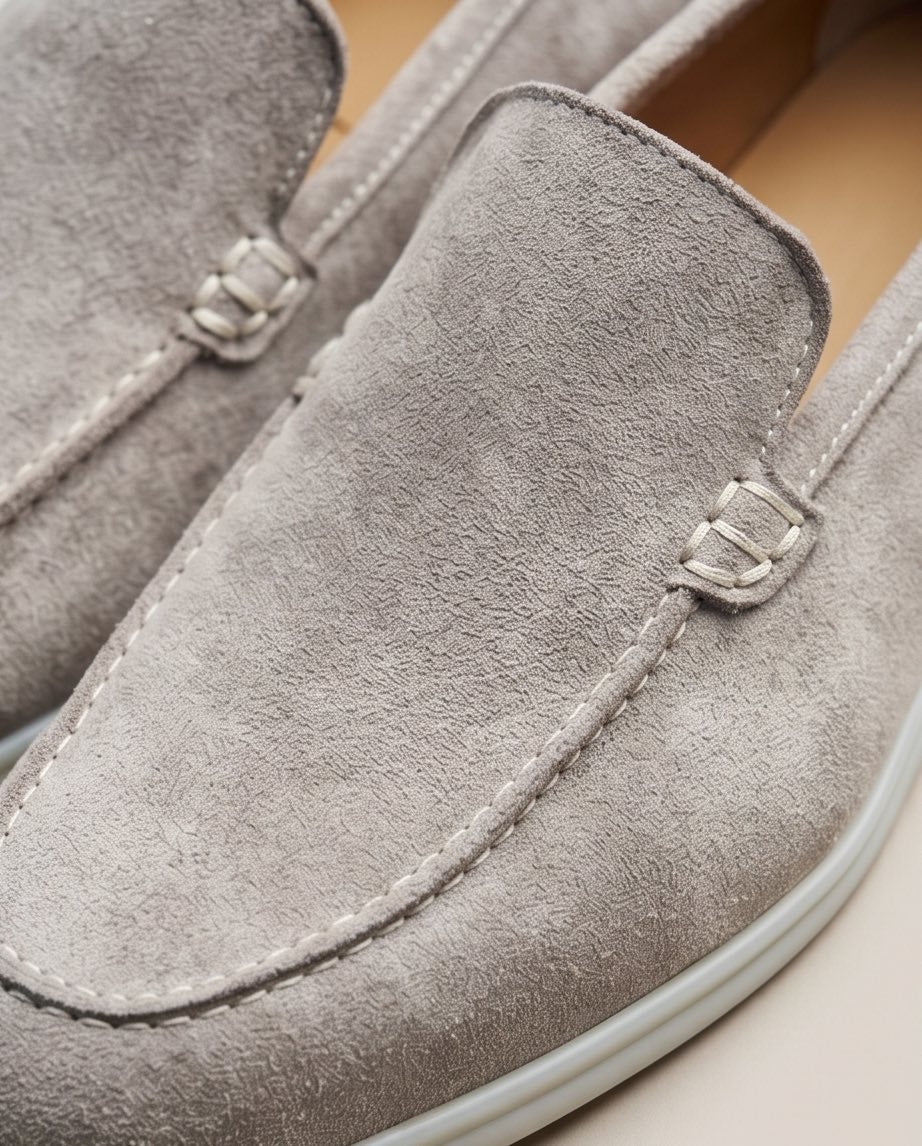 Braíno Premium Leather Loafers – Beige Edition - Braino