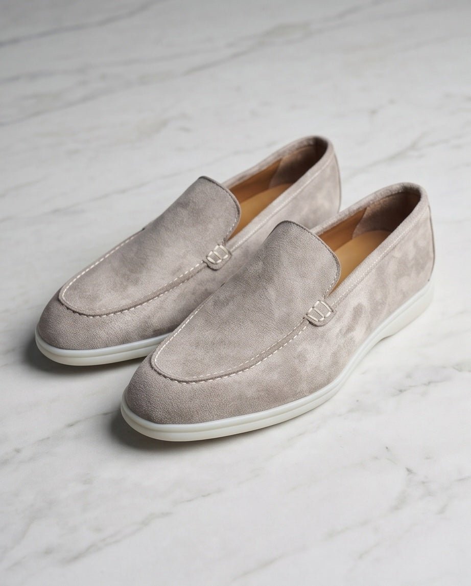 Braíno Premium Leather Loafers – Beige Edition - Braino