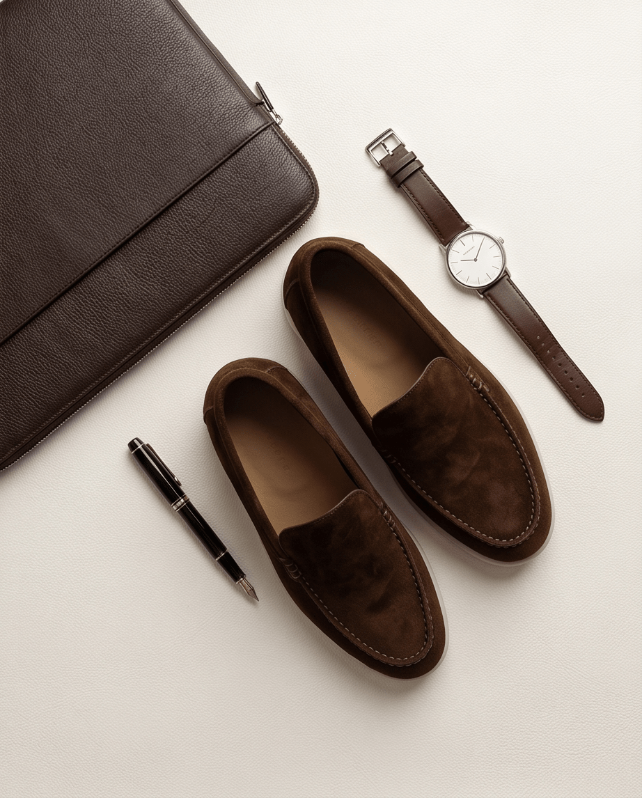 Braíno Premium Leather Loafers – brown Edition - Braino