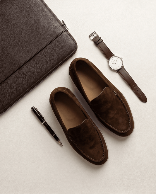 Braíno Premium Leather Loafers – brown Edition - Braino