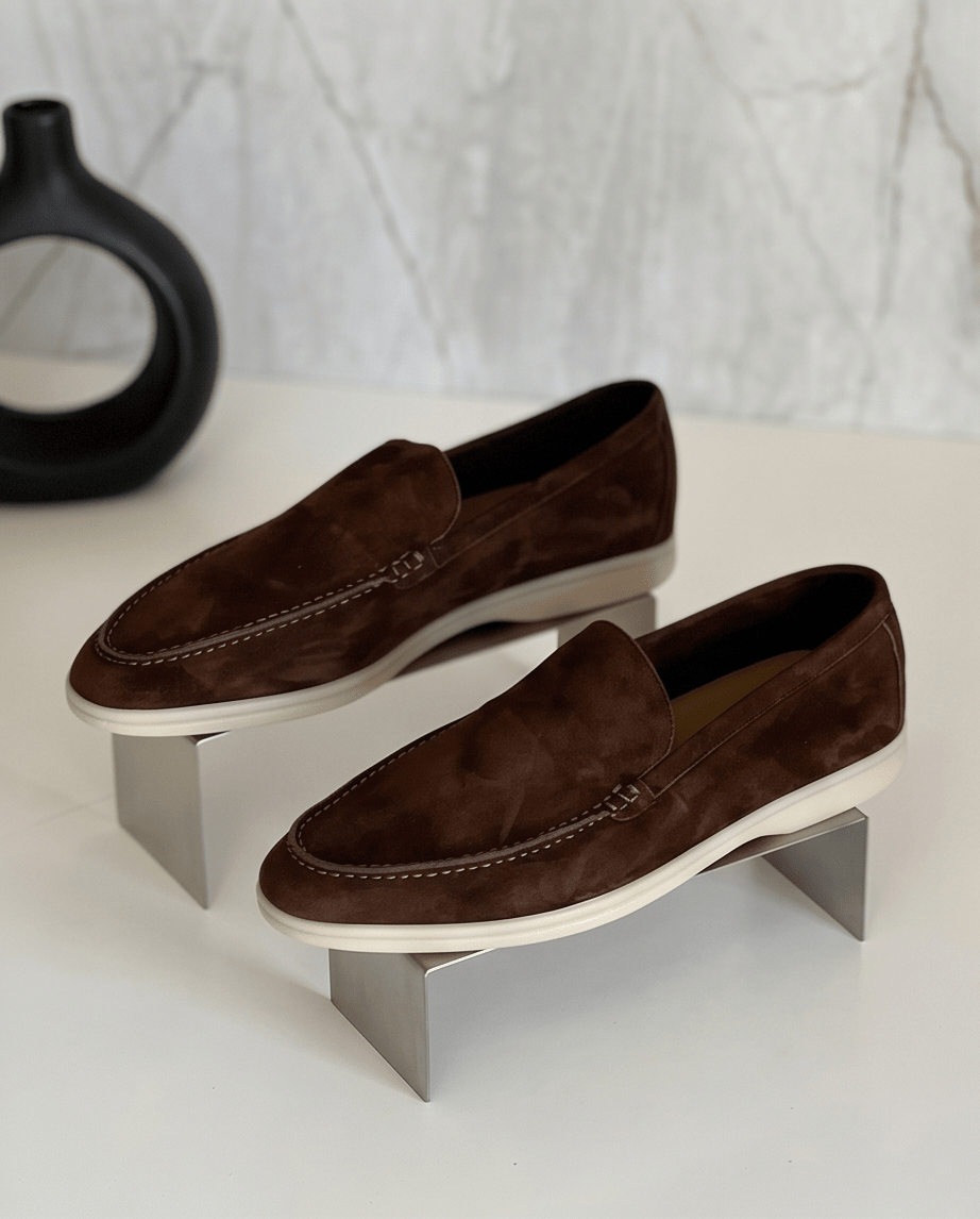 Braíno Premium Leather Loafers – brown Edition - Braino