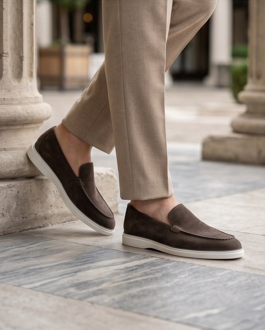 Braino Premium Leather loafers – brown Signature Edition - Braino