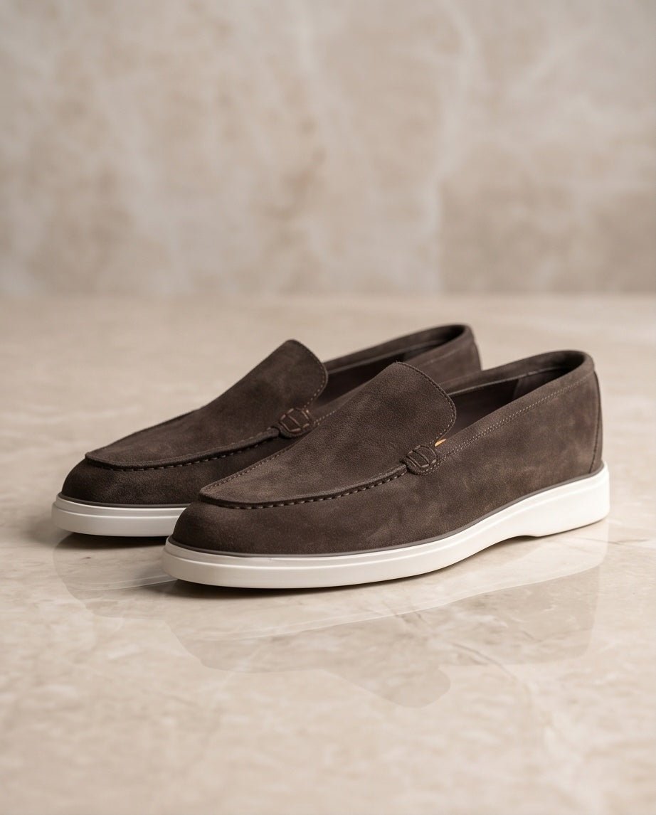 Braino Premium Leather loafers – brown Signature Edition - Braino
