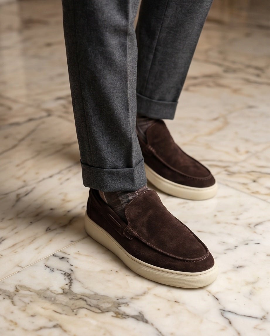 Braino Signature Loafer – Vintage Brown Edition - Braino