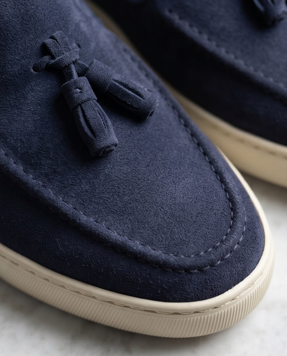 Braino Signature Loafer – Vintage NAVY Edition - Braino