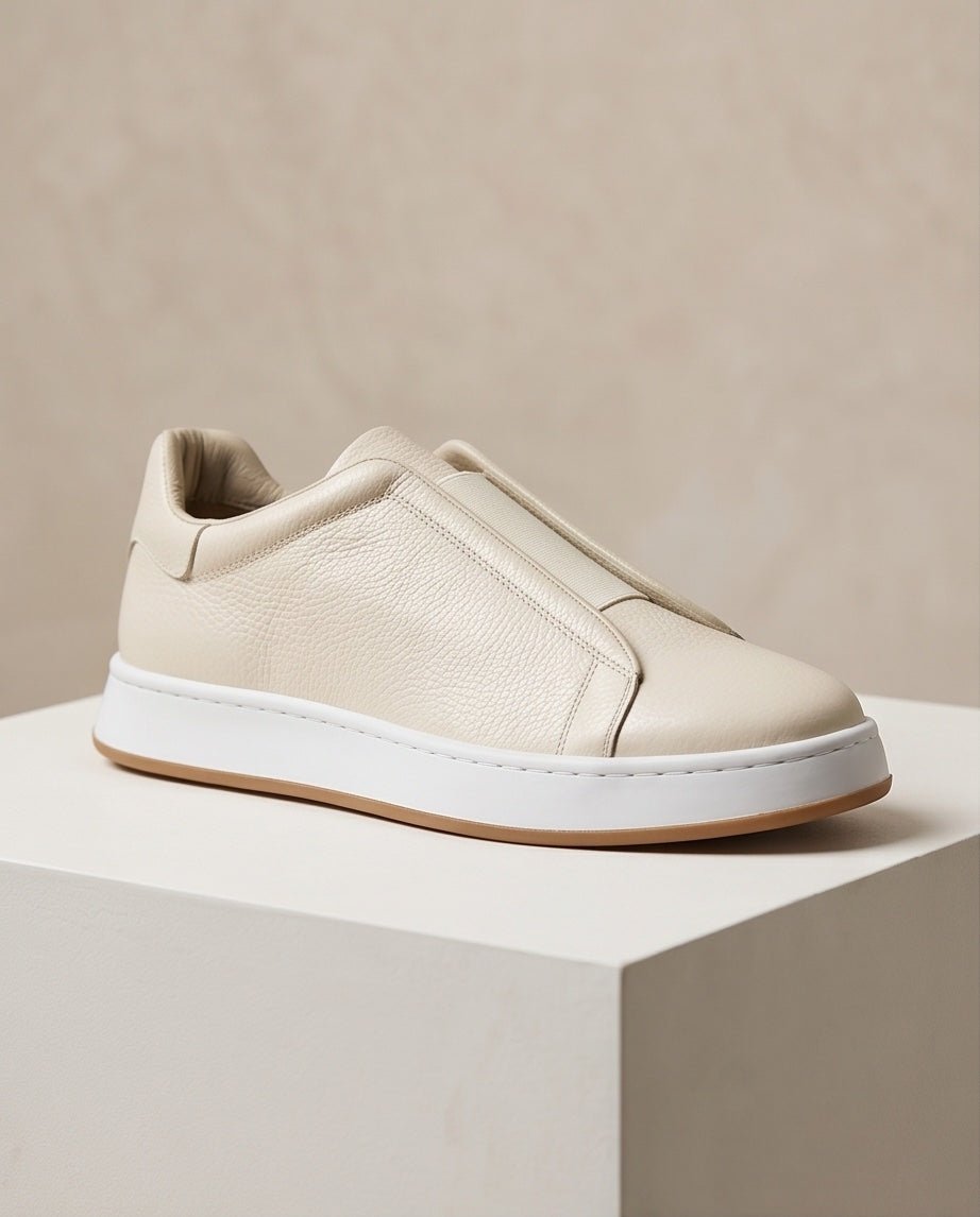 Leather Sneakers braino CREAM SIGNATURE - Braino