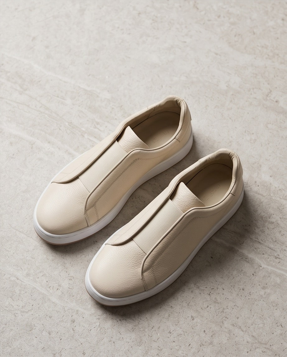 Leather Sneakers braino CREAM SIGNATURE - Braino