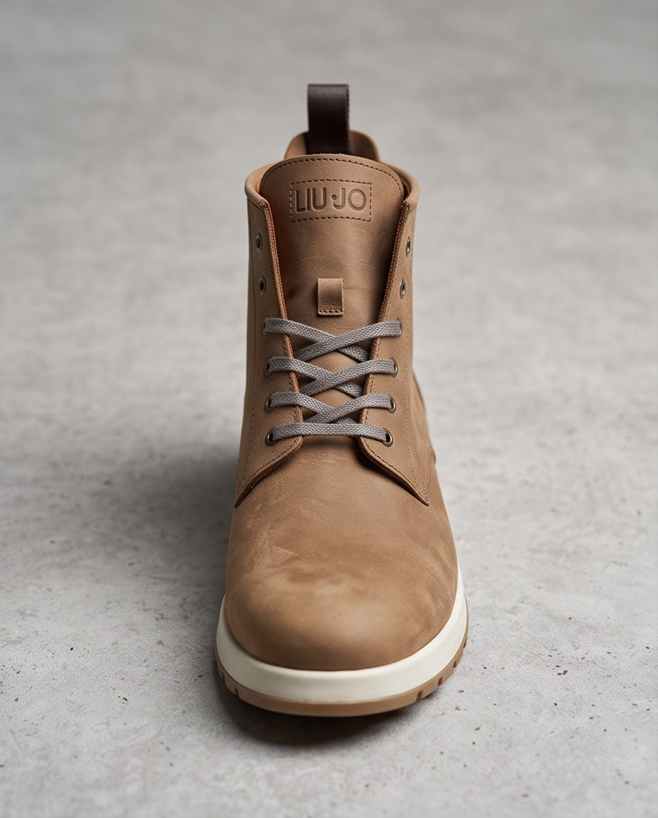 Braino Alpine Leather Boots – Camel Edition