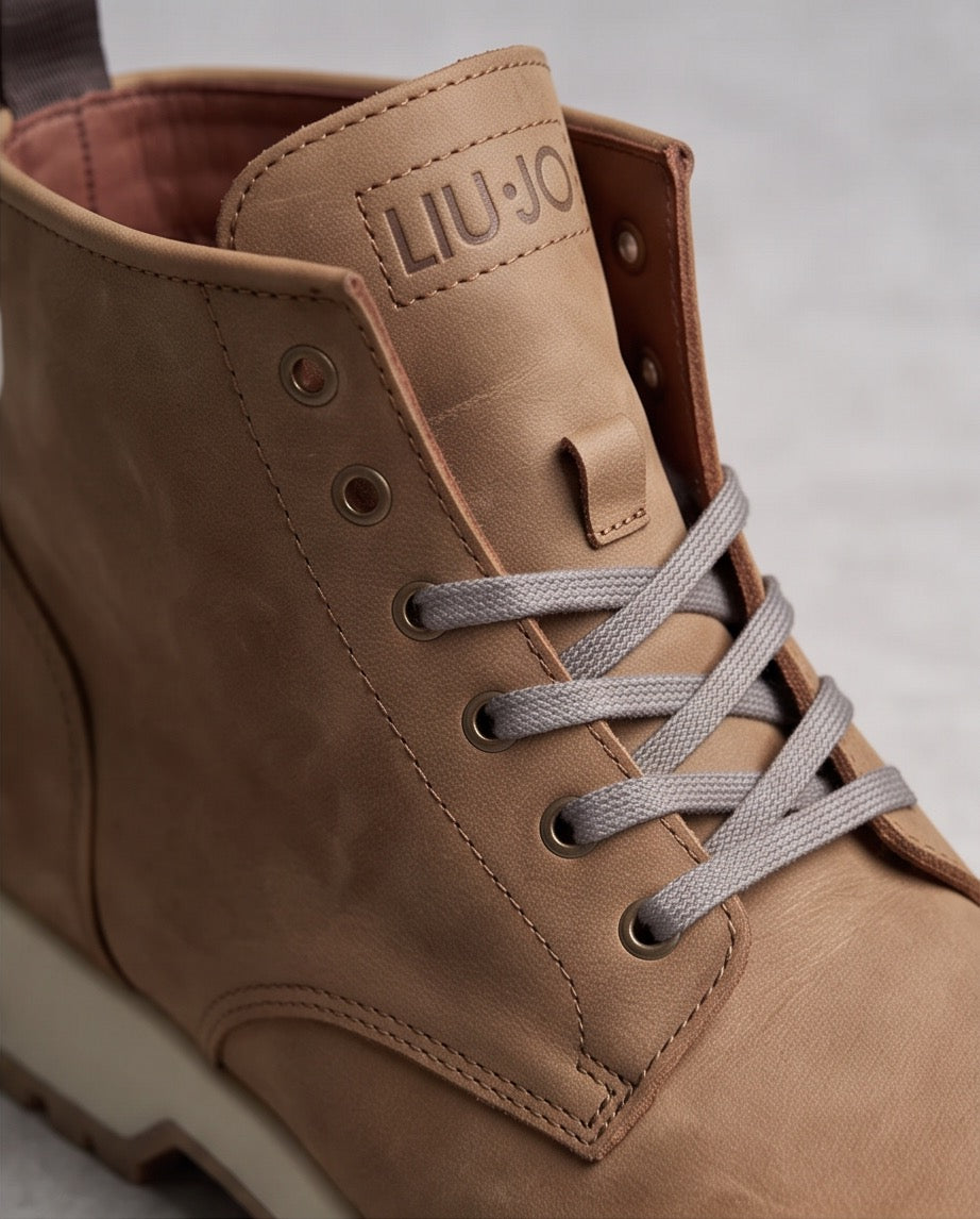 Braino Alpine Leather Boots – Camel Edition